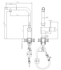 Смеситель для кухни Wonzon & Woghand WW-8020294-CR на мойку хром