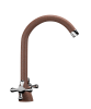 Смеситель для кухни Ulgran Classic U-012-307 на мойку коричневый