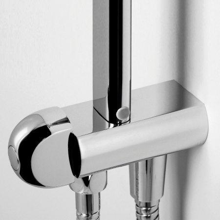 Душевая стойка WasserKRAFT A042 настенная цвет хром