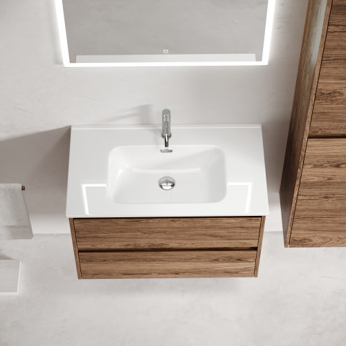 Тумба под раковину Sancos Libra LB70ECH 69х45х50 настенная - фото 5