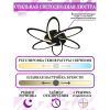 Люстра потолочная Natali Kovaltseva LED Light (ЛЕД Лигхт) HIGH-TECH LED LAMPS 82008 BLACK