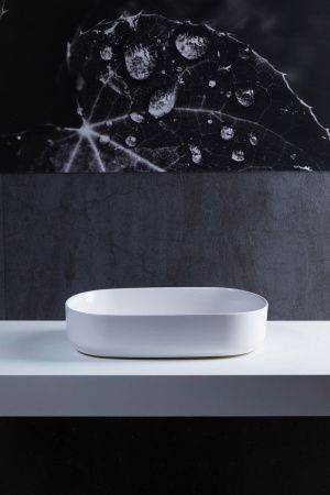 Раковина керамическая Allen Brau Fantasy 4.11022.21 60х40 накладная цвет белый без отверстий под смеситель