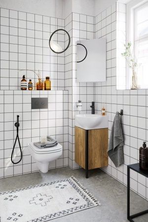 Тумба под раковину Aqwella Y POR0104DB 40х40 напольная цвет коричневый