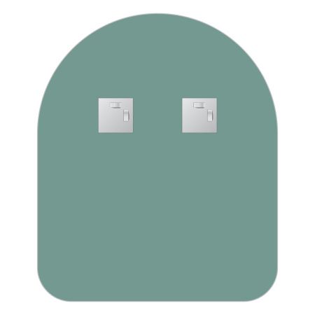 Зеркало Evoform Primary BY 0006 50х60 подвесное