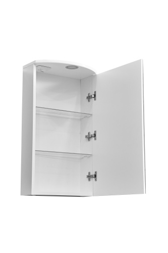 Зеркало-шкаф Stella Polar Концепт SP-00000222 40х24х70 подвесной цвет белый - фото 3 Зеркало-шкаф Stella Polar Концепт SP-00000222 40х24х70 подвесной цвет белый - фото 3