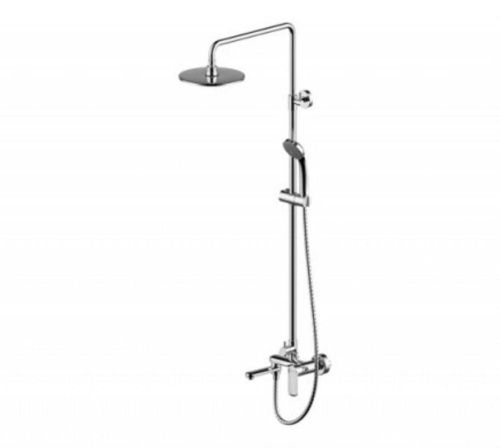 Душевая стойка Bravat F6125183CP-A6-RUS настенная цвет хром - фото 2