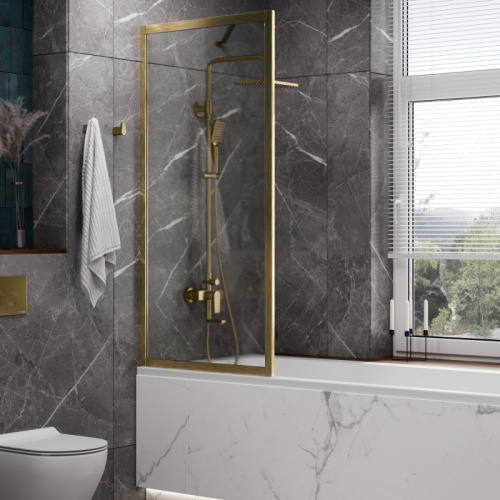 Душевая шторка WasserKRAFT Abens 20W 20W01-80BG 80x160 стекло прозрачное 6 мм - фото 2