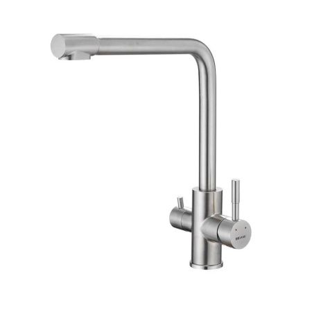 Смеситель для кухни Shevanik S868B на мойку сатин