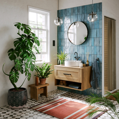 Тумба под раковину Aqwella Craft CRF0108DB 80x48x50 подвесная - фото 3