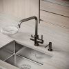 Смеситель для кухни Sancos Vela SC4013GG на мойку вороненая сталь
