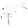Смеситель для кухни LeMark Pramen LM3304C на мойку хром