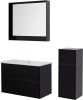 Тумба под раковину Aquanet Милан 00269299 100х50 подвесная цвет черный