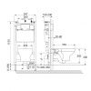 Комплект унитаз с инталляцией и клавишей смыва Roca Dama Senso 7893104680