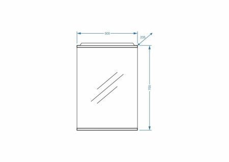 Зеркало с подсветкой Stella Polar Концепт SP-00000220 50х70