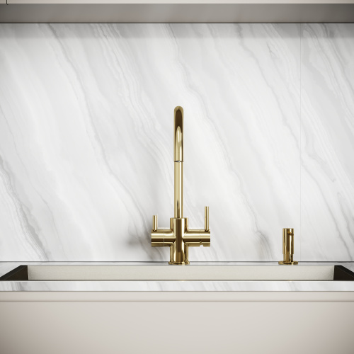 Смеситель для кухни Sancos Taper SC4012ZG на мойку золото - фото 4