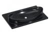 Раковина из искусственного камня СанТа 900144 70х50 подвесная цвет черный