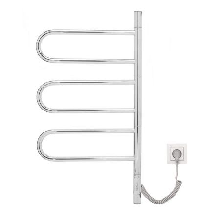 Полотенцесушитель электрический Vincea VTD-1R2CE 50х80 хром