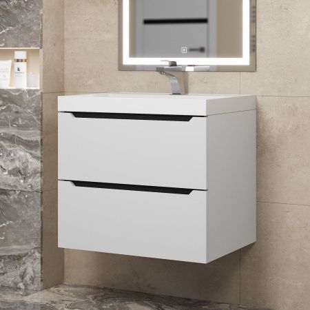 Тумба под раковину Uperwood Tanos 2930205140 60х50 подвесная цвет белый