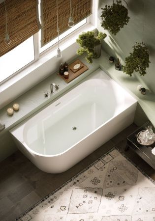 Ванна акриловая Sancos Veneto R FB12 170х80 отдельностоящая асимметричная с каркасом