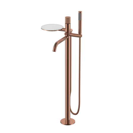 Смеситель Boheme Stick 129-CB.3 напольный медь брашированная