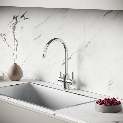 Смеситель для кухни Sancos Taper SC4012CH на мойку хром - фото 5