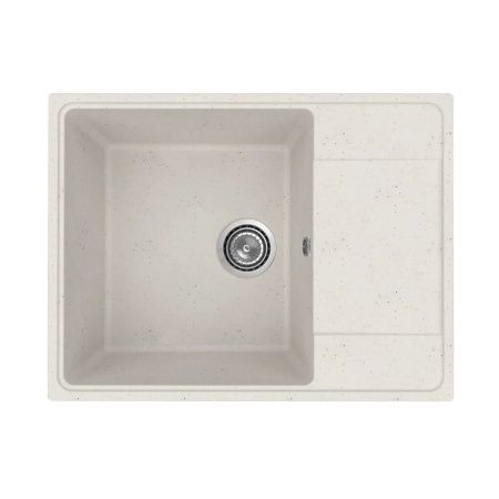 Кухонная мойка Practik PR-M-650-001 65х50 цвет белый поверхность глянцевая