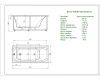 Ванна акриловая Aquatek Альфа ALF150-0000038 150х70 пристенная прямоугольная с каркасом без ручек