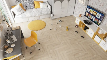 SPC ламинат Alpine Floor Parquet Premium ECO 19-20 MC Дуб Медия толщина 0.8 см 43 класс 600х125