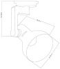 Трековый светильник Arte Lamp Nido (Нидо) A5106PL-1BK