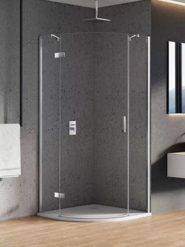 Душевой уголок New Trendy NEW MERANA Chrome K-0326 90х90 стекло прозрачное профиль хром без поддона - фото 2