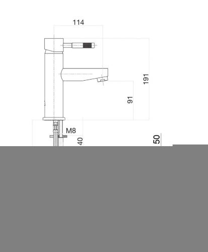 Смеситель Fiore Xenon 44CR5271 на раковину хром - фото 3