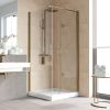 Душевой уголок Vegas-Glass GPS-Fis LUX GPS-Fis LUX 80*100 05 01 R 100х80 стекло прозрачное профиль бронза без поддона