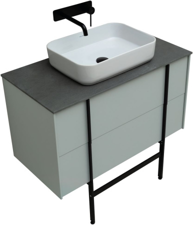 Тумба под раковину Allen Brau Reality 1.32006.PWM 90х46х50 подвесная цвет зеленый