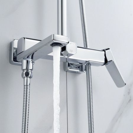 Душевая стойка Raffine F3699 настенная цвет хром