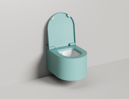 Унитаз подвесной Salini GEMELLI 240121KMF белый с сиденьем микролифт безободковый смыв торнадо