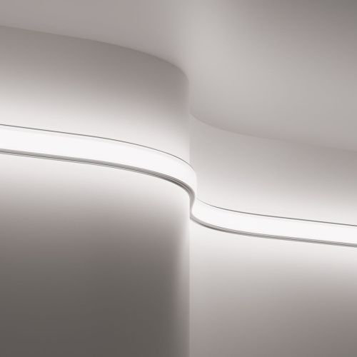 Алюминиевый профиль накладной с вертикальным изгибом Maytoni Led Strip ALM-1806-S-2M - фото 5