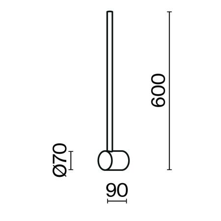 Светильник настенный Maytoni Light stick MOD237WL-L6B3K