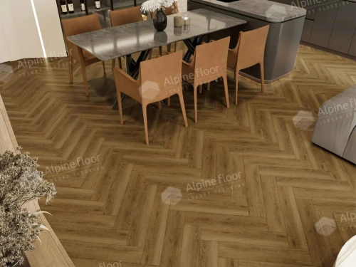 Кварцвиниловая плитка Alpine Floor Parquet LVT ECO-16-31 Дуб Капелла толщина 0.25 см 43 класс 590х118 - фото 3