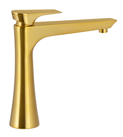 Смеситель Daniel Diva DV607BDP на раковину брашированное золото