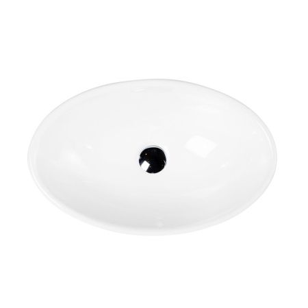 Раковина из сантехнического фаянса BelBagno BB1147 50х30 накладная цвет белый без отверстий под смеситель