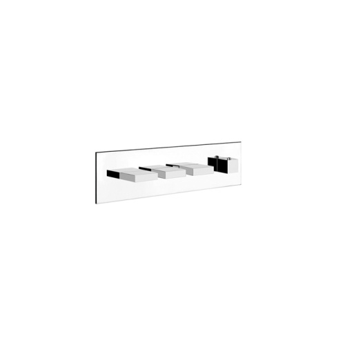 Смеситель для душа Gessi Rettangolo 43026#031 встраиваемый в стену хром с термостатом (внешняя часть) - фото 2