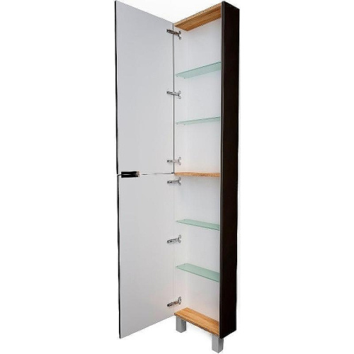 Шкаф-пенал 1MarKa Gaula У92552 40х15х190 напольный цвет черный - фото 2