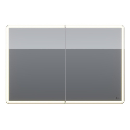 Шкаф-зеркало с подсветкой LeMark Element LM120ZS-E 120х14,6х80 подвесной - фото 2