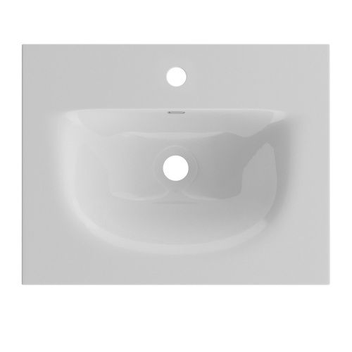 Раковина керамическая BelBagno BB-8099-3-40 41х41 накладная цвет белый глянцевый - фото 3