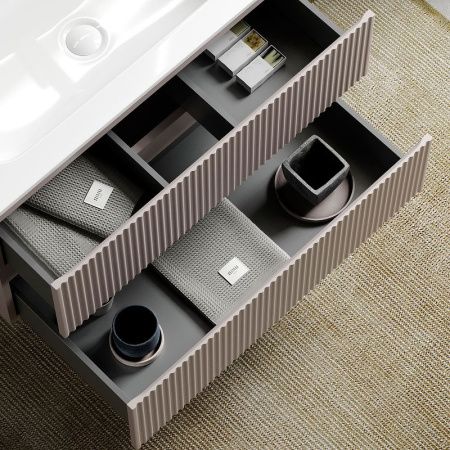 Тумба под раковину Sancos SNOB R SNR120SM 120х40 подвесная цвет бежевый