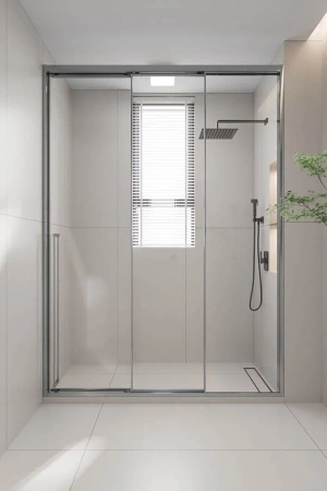 Душевая дверь Veconi Premium Prato 300 PR3/R-100-01-CH-C4 100х200 стекло прозрачное профиль хром