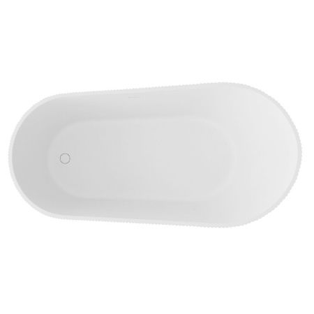 Ванна акриловая Abber AB9445MW 170х80 отдельностоящая овальная с каркасом