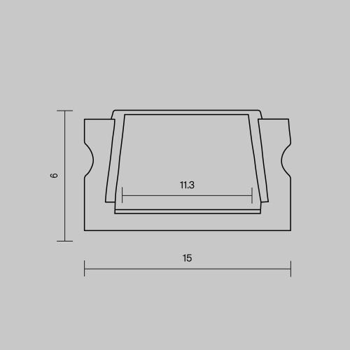 Алюминиевый профиль накладной Maytoni Led Strip 631004 - фото 5