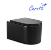 Унитаз подвесной Cerutti SPA CT9238 черный с сиденьем микролифт безободковый каскадный смыв