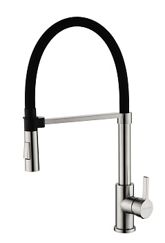 Смеситель для кухни Paulmark HALT Ha214021-Ni на раковину никель